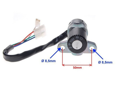 Stacyjka do Derbi Senda 4 Przewody