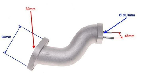 Króciec gaźnika do quada ATV200