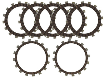 tarcze, przekładki i sprężyny sprzęgłowe (komplet) yamaha yz 125 '89-'90