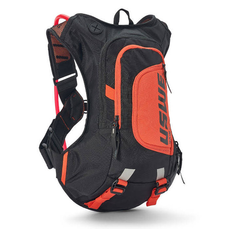 Plecak camel bag raw 8 kolor czarny/pomarańczowy pojemność 3 litry płyn (8 litrów plecak)