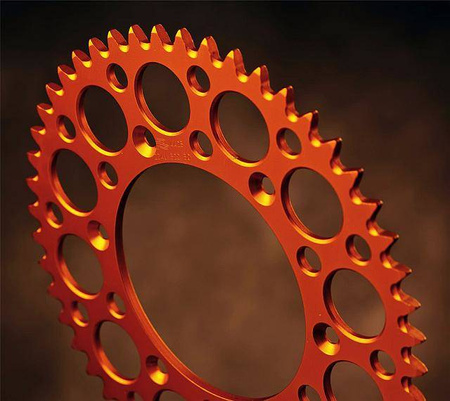 Zębatka tylna ultralight 899 50 aluminiowa kolor pomarańczowy ktm/husqvarna/husaberg (jta897.50) (89950)