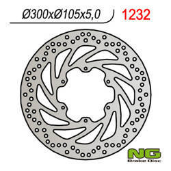 Tarcza hamulcowa przód bmw f 650 gs/x (300x105x5), f 800gs '13-'16 (6x6,5mm)
