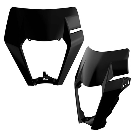 Polisport osłona lampy przód ktm exc/exc-f/xc-w/xcf-w `17-19 kolor czarny (wzór oem)