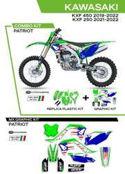 Komplet plastików plukomplet naklejek (oklein) kawasaki kxf 250 '21-'22