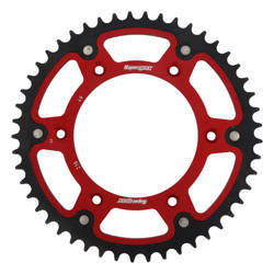 Zębatka tylna 289 50 stealth (stalowo-aluminiowa) honda cr/crf/xr '83-'16 (jtr210.50) kolor czerwony