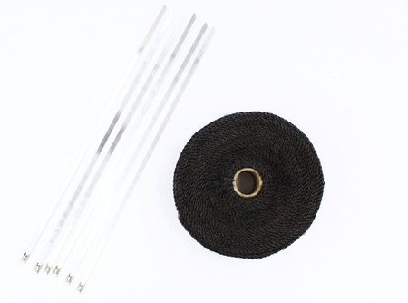 Taśma Termiczna Do Wydechu Bandaż 10m Czarna