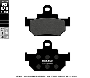 Klocki hamulcowe kh106/2 suzuki (grubość 9,5mm)
