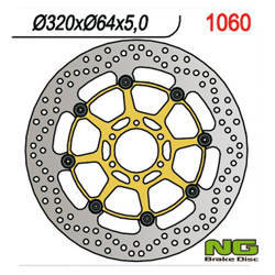 Tarcza hamulcowa przód aprilia caponord 1200 '13-17, yamaha fzr 1000 '87-95, xjr1200/1300 '95-99 (320x64x5mm) (6x8,5mm) pływająca