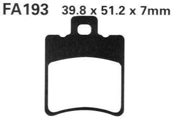 KLOCKI HAMULCOWE BC SFA193