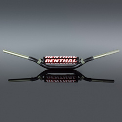 Kierownica 1,1/8 cala (28,6mm) mx twinwall 918 handlebar black cr high/ricky johnson padded kolor czarny z gąbką