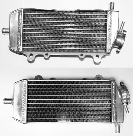 Psychic chłodnica kawasaki kxf 250 '04-05, suzuki rmz 250 04-06 wzmocniona o zwiększonej pojemności lewa (z korkiem) (szt.)