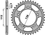 Zębatka tylna 4357 46 c45 honda cbr600/cbf600/cbr900rr/cbf500 (jtr1304.46) (łańc. 525)