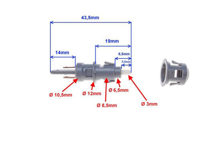 Czujnik stopu skutery MBK Yamaha Aerox Ovetto Neos Slider i inne