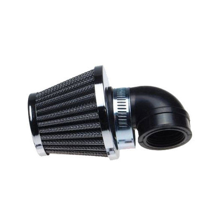 Filtr powietrza 35 mm stożkowy 90' chrom