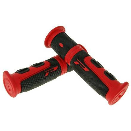 manetki pg964 atv / jet ski / mtb (22+22mm, dł. 120 mm) kolor czerwony/czarny (964-149) (pg964/3)