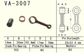 KORBOWÓD SUZUKI LT 160 (LT160) QUADRUNNER '89-'04 (VA3007) (MADE IN JAPAN)