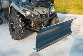 premium pług do quada atv, długość 150 cm kolor czarny