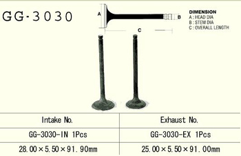 ZAWÓR SSĄCY SUZUKI LT 160 '89-'03 (1 NA POJAZD) (OEM: 12911-02C00) (1SZT.) (MADE IN JAPAN)