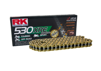 ŁAŃCUCH NAPĘDOWY GB530XRE-110 (XW-RING) ZAKUWKA (CLF) W ZESTAWIE KOLOR ZŁOTY (POJEMNOŚĆ: DO 1400 CCM) (44 KN)