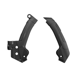 OSŁONY RAMY (KOMPLET) HUSQVARNA FC/TC/FX/TX '23-'24;TE/FE '24 KOLOR CZARNY