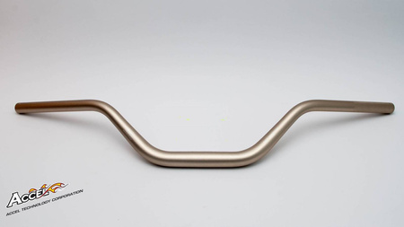 Kierownica aluminiowa (28,6mm) taper mx atv niska (7075-t6) ergal kolor tytanowy (szer. 770mm, wys. 130mm)