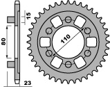 Zębatka tylna 3553 36 c45 aprilia af1 125 87-92  (łańc. 520) (jtr19.36)