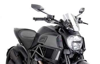 Szyba Owiewka Puig Do Ducati Diavel 14-18 (Sport) Przezroczysta