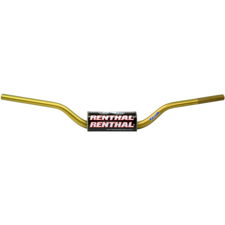 Kierownica 1,1/8 cala (28,6mm) mx fatbar rc wysoka high gold kolor złoty z gąbką