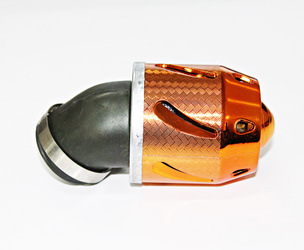 Filtr powietrza tuningowy 33 mm miedziany 45 stopnI