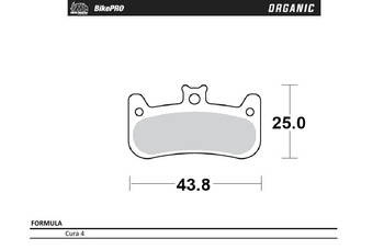 Moto-master bike pro klocki hamulcowe rowerowe organiczne