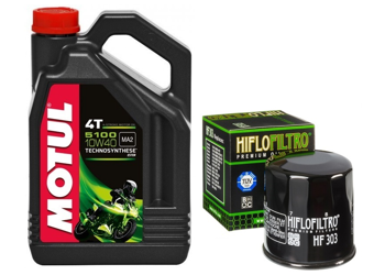 Motul 5100 4t 10w40 4l + filtr oleju hiflo hf303