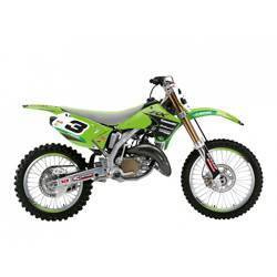 Komplet naklejek (oklein) kawasaki kx 125/250 '03-'08 replica kawasaki racing team 2021
