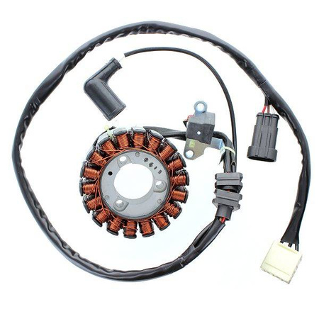 Uzwojenie alternatora (stator) aprilia atlantic 300, piaggio 125/300 beverly / mp3, vespa gts 125/300