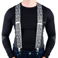 Oxford szelki przypinane do spodni kolor czaszki (stary kod: ox420)