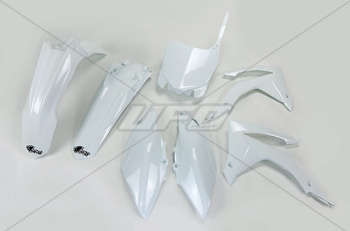 komplet plastików honda crf 450 '13-'16, crf 250r '14-'17 kolor biały(ho116e041)