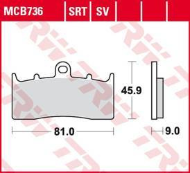 Klocki hamulcowe kh613 sinter road/track bmw r 1100s, r 1150rs '00-'05, k 1200lt '00-'09, k 1200r/1300r '05-'15, r 1200r '06-'12, k 1600b/gr