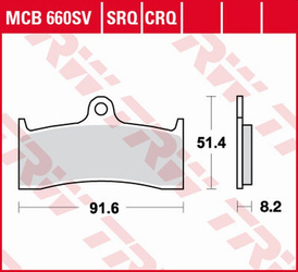Klocki hamulcowe kh424 sinter street buell m2/s3/x1 1200 '98-'02, honda cb 1300 '98-'00, kawasaki zx-7rr '96-'99, mv augusta f4 750 '00-'05,