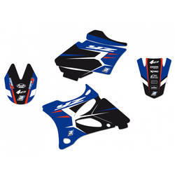 Komplet naklejek (oklein) yamaha yz85 '02-'14 dream 4 kolor niebieski/czarny