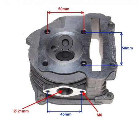 Głowica do skutera 4T 139Qmb o Pojemności 90cm