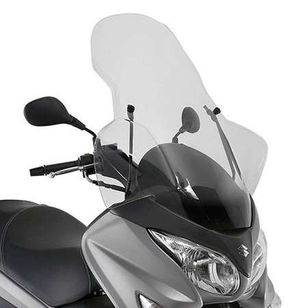 Szyba suzuki burgman 125-200 (06-13), 125-200 ab(14-19) 84,5 x 65,5 cm przezroczysta - potrzebne mocowanie d267kitk