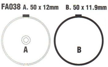 KLOCKI HAMULCOWE EBC FA038V