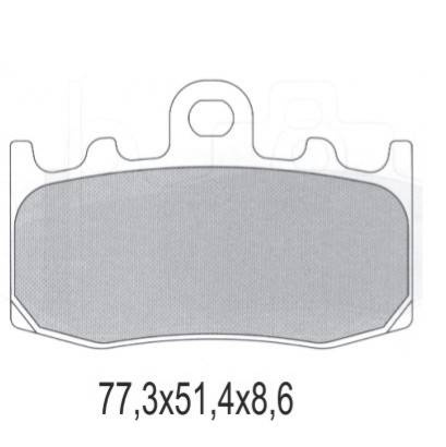 Klocki hamulcowe kh335 półmetaliczne bmw przód (oferta specjalna) wycofane z oferty