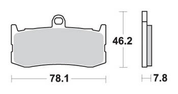 Hamulcowe kh491 racing dual carbon kolor czarny pasuje do: triumph 675 daytona triple przód
