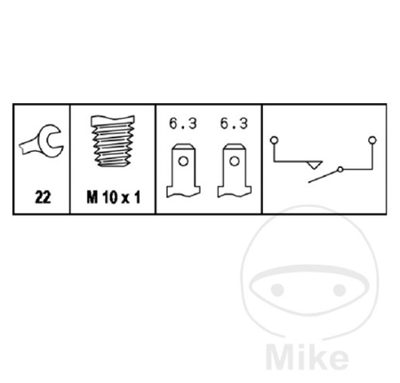 Automat stopu tył H-D / Moto Guzzi