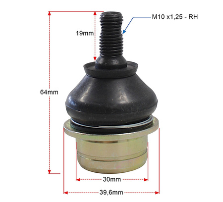 Sworzeń Tekyo Arctic Cat Kawasaki Suzuki 42-1019