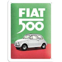 Tablica plakat 15X20 Fiat 500 Italian Colour 26254