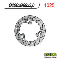 Tarcza hamulcowa przód ktm 65 sx '98-'14 (200x89x3) (3x6,5mm)