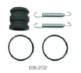 zestaw uszczelnień wydechu 2t (sprężyny, oringi i tuleja gumowa) yamaha yz 250 '01-, yz 125x '16-,