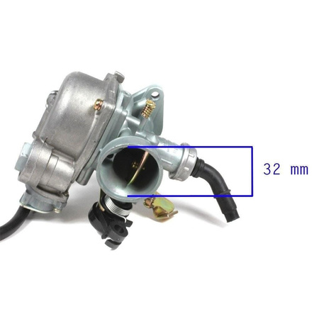 GAŹNIK DO MOTOROWERÓW BIEGOWYCH Z KRANIKIEM PALIWA