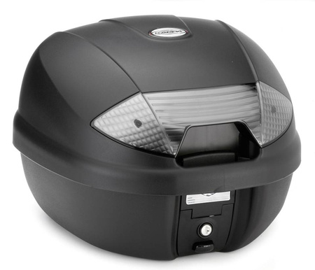 kufer centralny 30l monolock z białymi odblaskami ( zawiera płytę )